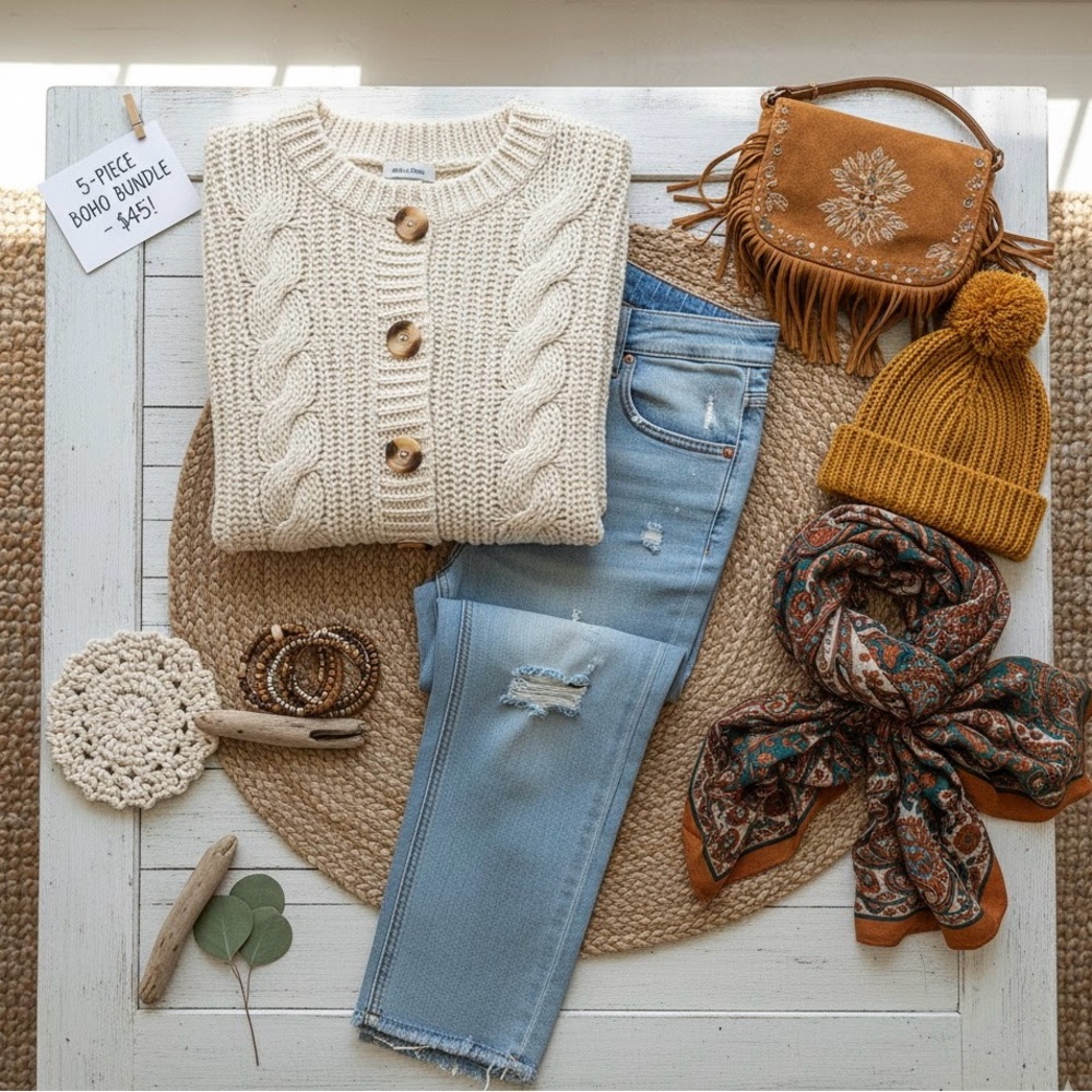 Mystery Boho 5 Piece Bundle